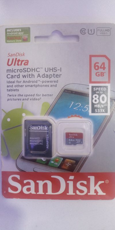 SanDisk Ultra MicroSDHC Memory Card